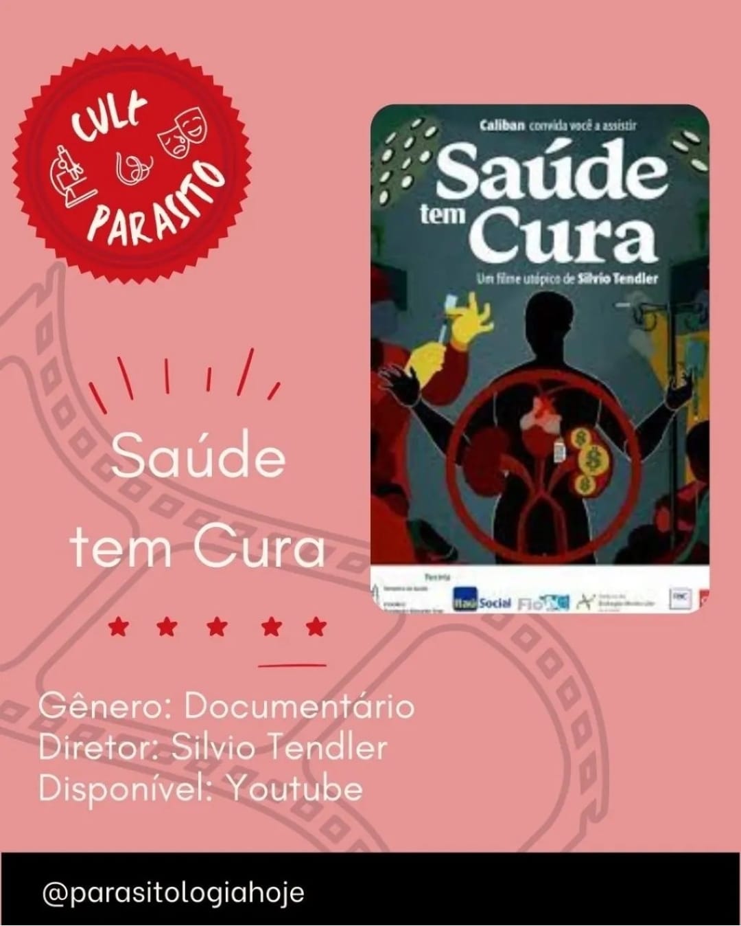 Capa Cult Parasito Saúde tem cura