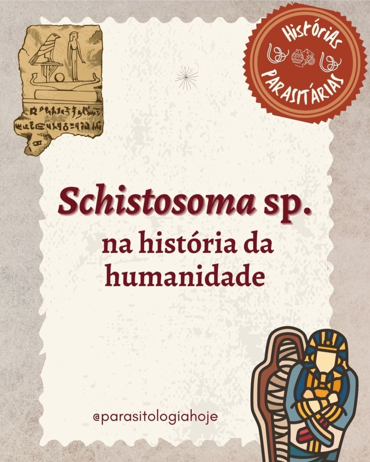 Capa Histórias Parasitárias - Schistosoma