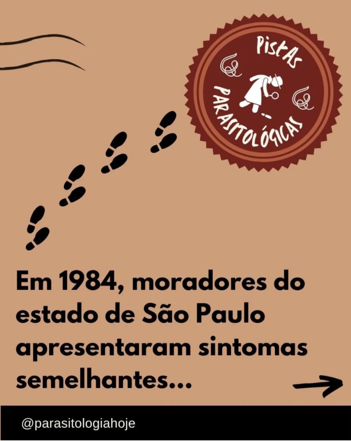 Capa Pistas Parasitológicas - Surto em SP 1984