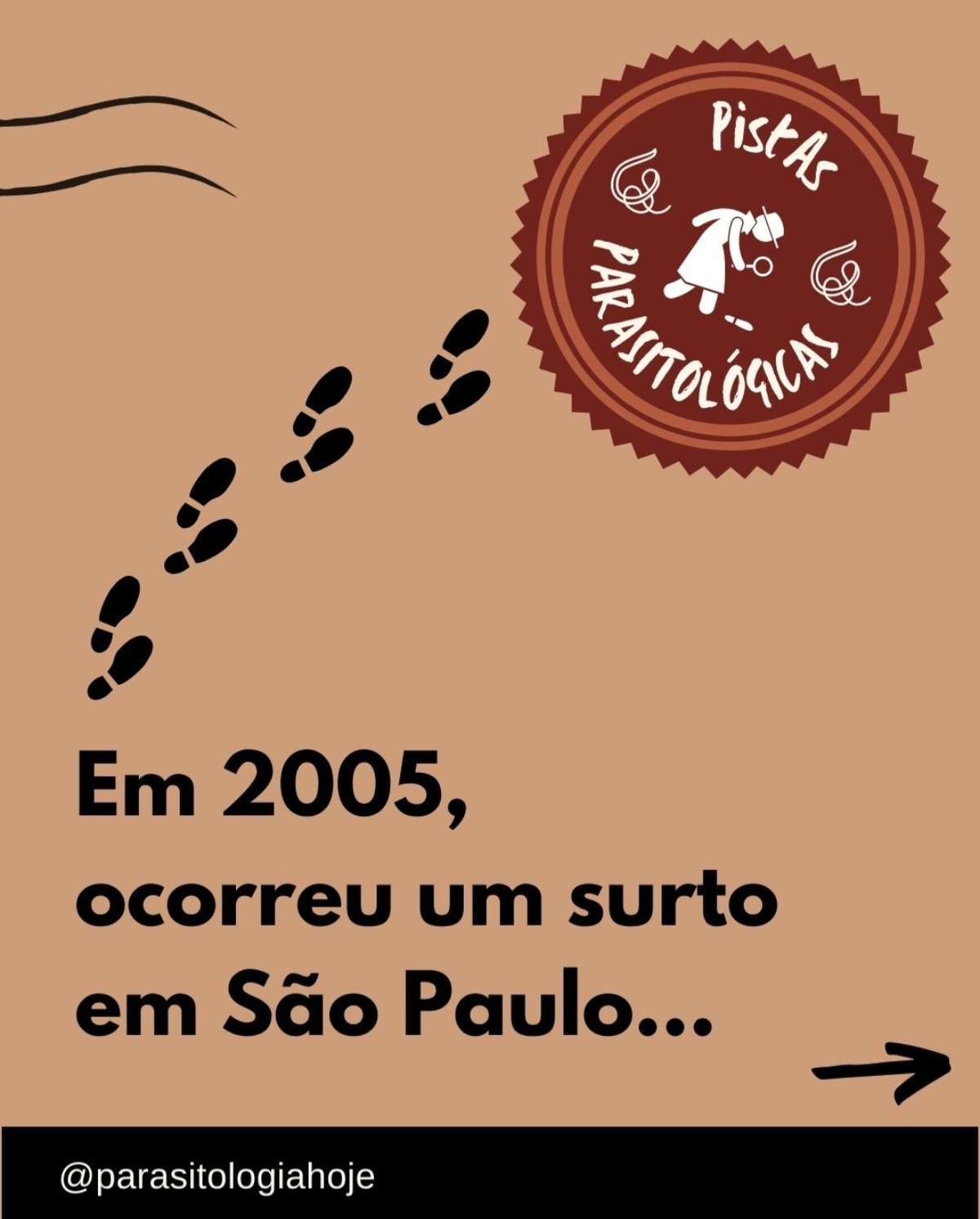 Capa Pistas Parasitológicas - Surto em SP 2005