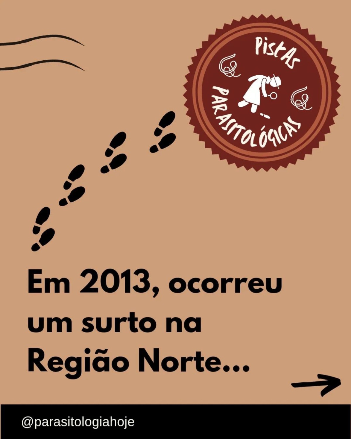 Capa Pistas Parasitológicas - Surto no Norte 2013